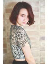 クロワ(croix) 【croix】エッジーボブ×切りっぱなしボブ