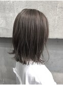 切りっぱなしボブハイライト