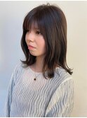 ブリーチなしアッシュグレージュ