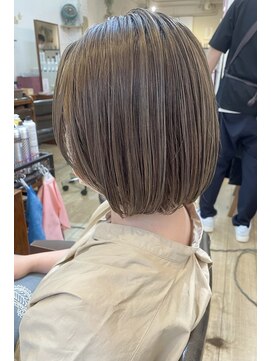 ギフト ヘアー サロン(gift hair salon) ミルクティーxハイライト