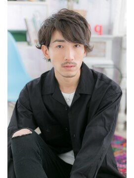 ミック 日暮里店(miq) 遊びココロあるカーキアッシュサイドパートショートa1