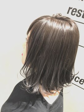 ヘアブランコブランコ 横浜(hair blanco_blanco) 似合わせカット/くびれヘア/デザインカラー/艶ボルドー[横浜駅]