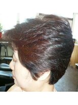 ブラウン ブラウン ヘナ+カット+ヘナ髪質改善トリートメント