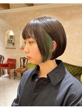 ビュートリアム265(BEAUTRIUM 265) ミニボブ/インナーカラー/イヤリングカラー/ボブ/銀座