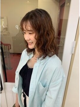 ランプ 柏(Lamp) 前髪パーマ/大人ガーリー