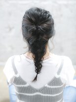 ヘア メイク ハク 横浜(hair make Haku) ＼シンプル編み込みアレンジ／愛されヘアセット