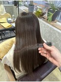 ナチュラルストレート×ロング