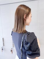 ロンド ロワール 門前仲町(Lond Loire)&nbsp;ボブショートボブ縮毛矯正ベージュグレージュ門前仲町