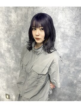 イコ(.ico) ディープパープル×姫カットレイヤー