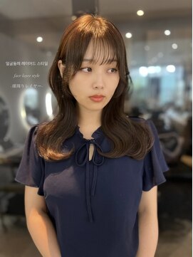 ジーナ 北千住ミルディス通り(Zina) ＊顔回りレイヤーアッシュミディ＊【Zina北千住ミルディス通り】