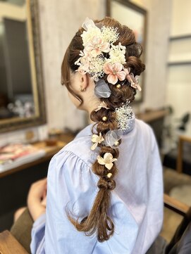 ローブ(L'aube) 編みおろし