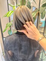 ロンド ブランシュ 錦糸町北口(Lond blanche)&nbsp;◎ハイトーン小顔ワンレンボブ！オリーブグレー