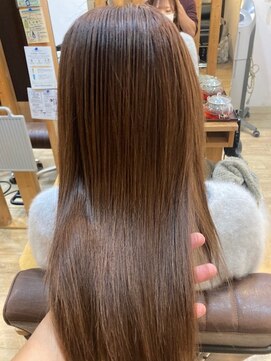 グランバイ アトリエドングリ(Grand × AtlierDonguri) お客様髪質改善データ1522（ラベンダーベージュ）