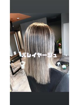 ルミヘアー 金沢駅西口店(Lumi hair) バレイヤージュ/ミディアム