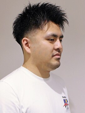 ポルテオムプレス(PORTE HOMME PRES) アップバングローフェード