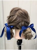 ゆるふわツイン団子　お呼ばれ　イベント　10代20代30代