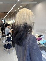 ソル ジングウマエ(SOL JINGUMAE)&nbsp;ホワイトブロンド×ブラック《ルーツカラー》