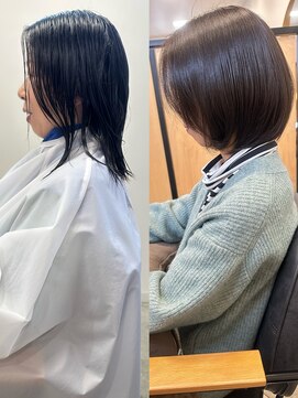 ハイク(HYKE) 髪質改善カラー＋似合わせカット　担当千葉