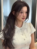 ノク 渋谷(nok)&nbsp;キホスタイル_ミニウルフチェリーブラウンホワイトグレージュ