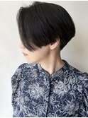 【morio原宿】黒髪ショート刈り上げ20代30代40代