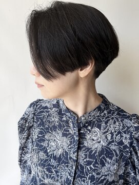モリオフロムロンドン 原宿本店(morio from London) 【morio原宿】黒髪ショート刈り上げ20代30代40代