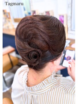 タグマル 和装☆夜会巻き☆