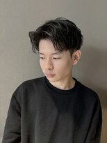 シエル バイ ケンジ 登戸 生田(CIEL by KENJE)&nbsp;無造作センターパートマッシュスパイキーショート秋冬ヘア