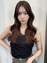 ミンクス 銀座店(MINX) ☆黒髪クラゲヘアーオリーブグレー小顔ココアベージュ銀座韓国