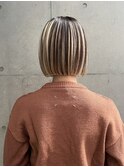 【GEEKS渋谷】アンブレラカラー/切りっぱなしボブ/冬カラー/小顔