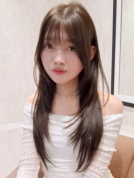 ロングレイヤーカット*ロングヘア*髪質改善トリートメント