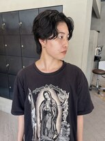 ヘアー アイス ルーチェ(HAIR ICI LUCE)&nbsp;センターパート/フェザーカット/フェザーパーマ/大野