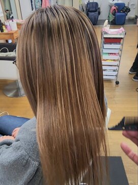 シャルシェ(Chercher) 春映えCOLOR★髪質改善ミルクティベージュハイライト