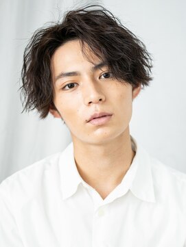 モッズヘア メン 新所沢店(mod's hair men) 20代30代ツイストスパイラルパーマ黒髪フェザーマッシュe新所沢