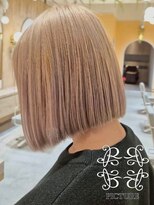 ピクチャー(PICTURE) ベージュ/ボブ/ブリーチ/ダブルカラー/学割/ミルクティー