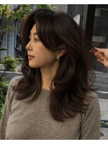 ヌエン 渋谷(NU/EN)&nbsp;春にオススメミディアムレイヤー/バタフライレイヤー/ハイライト