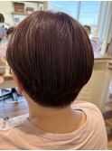 刈り上げショートボブ