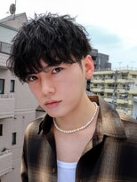 ゴート(GOATO) Vマッシュ 波打ちツイストスパイラル ツーブロック