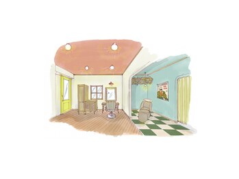 ハウディーヘアールーム(howdy hair room)の写真/まるでカフェのような、くつろぎ空間♪