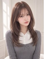 ユーフォリア エヌ 池袋サンシャイン通り店(Euphoria +n)&nbsp;ショコラグレージュ盛れる顔周りレイヤーカット10代20代人気池袋
