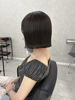 フランチェスカドットボブ(francesca.bob)&nbsp;グレージュ×切りっぱなしボブ
