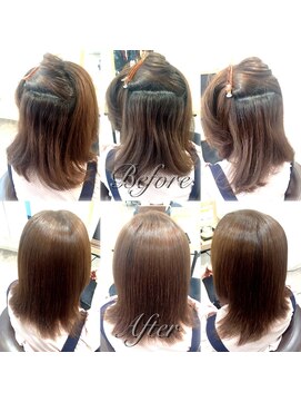 ノーブロー 酸性縮毛矯正専門技師(No.Blow) 名古屋の酸性縮毛矯正。エアリーな柔らかさで美しい美髪矯正