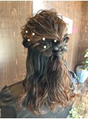 ＊CIEN by ar hair杉本希＊編み込みハーフアップ