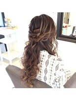 フェリーチェ(Felice)&nbsp;結婚式ハーフアップ　二次会　パーティー　ブライダル