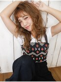 丸み×無造作ウェーブ【LUXBE 大阪梅田店】