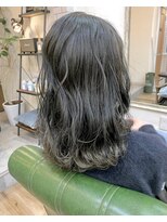 カルム(calmost) グレージュグラデーション×ロブヘア*小机 美容室