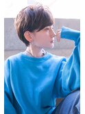 SIENA ハンサムショートx透け感シナモンブラウン