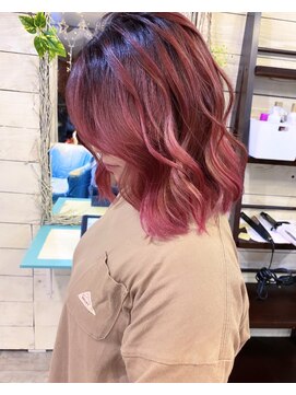 トーク 伊丹本店(TAL'KE) TAL'KE/バレイヤージュ×ローズピンク_543