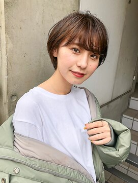 ヘアサロンエム 渋谷店(HAIR SALON M) 丸型ショートボブ☆ラフなニュアンス