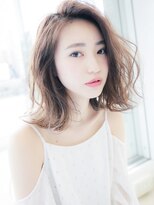 マックスビューティーギンザ(MAXBEAUTY GINZA)　&nbsp;くびれヘア小顔外ハネメルティカラー【銀座/銀座駅】