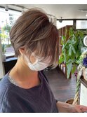 ハイライトたっぷりショート
